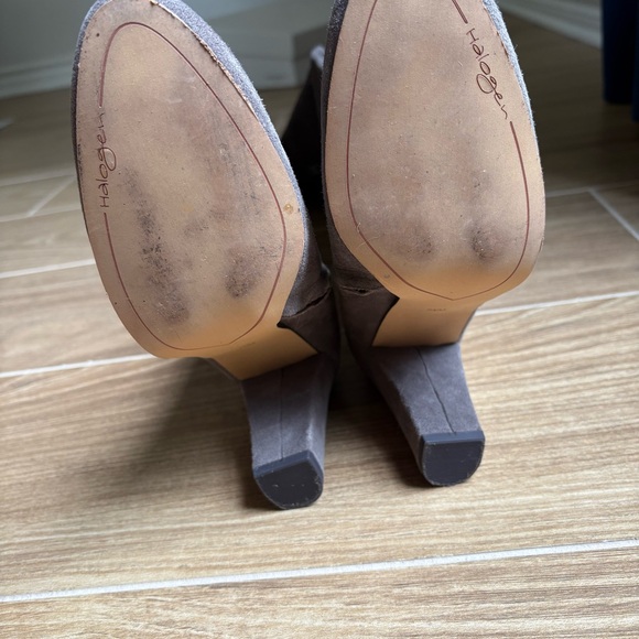 New Halogen Noble Over The Knee Gray Suede Boot Women's size 7.5 Classic - Picture 8 of 11